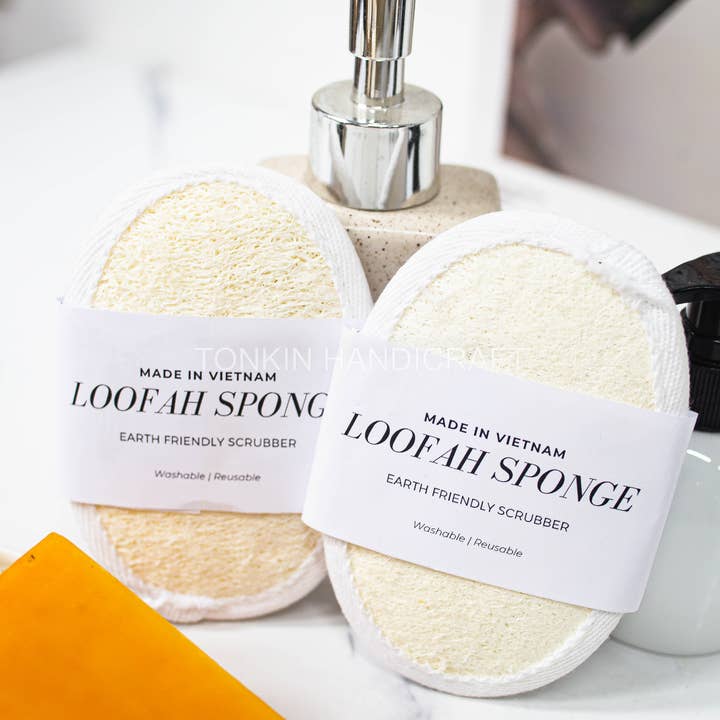 Tonkin Handicraft - Wholesale Loofah - Organic Loofah Exfoliating Pads1