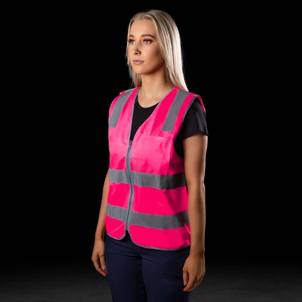 BAD WORKWEAR - Wholesale Safety vest – Unisex - BAD® HI-VIS DAY/NIGHT ZIP SAFETY VEST9