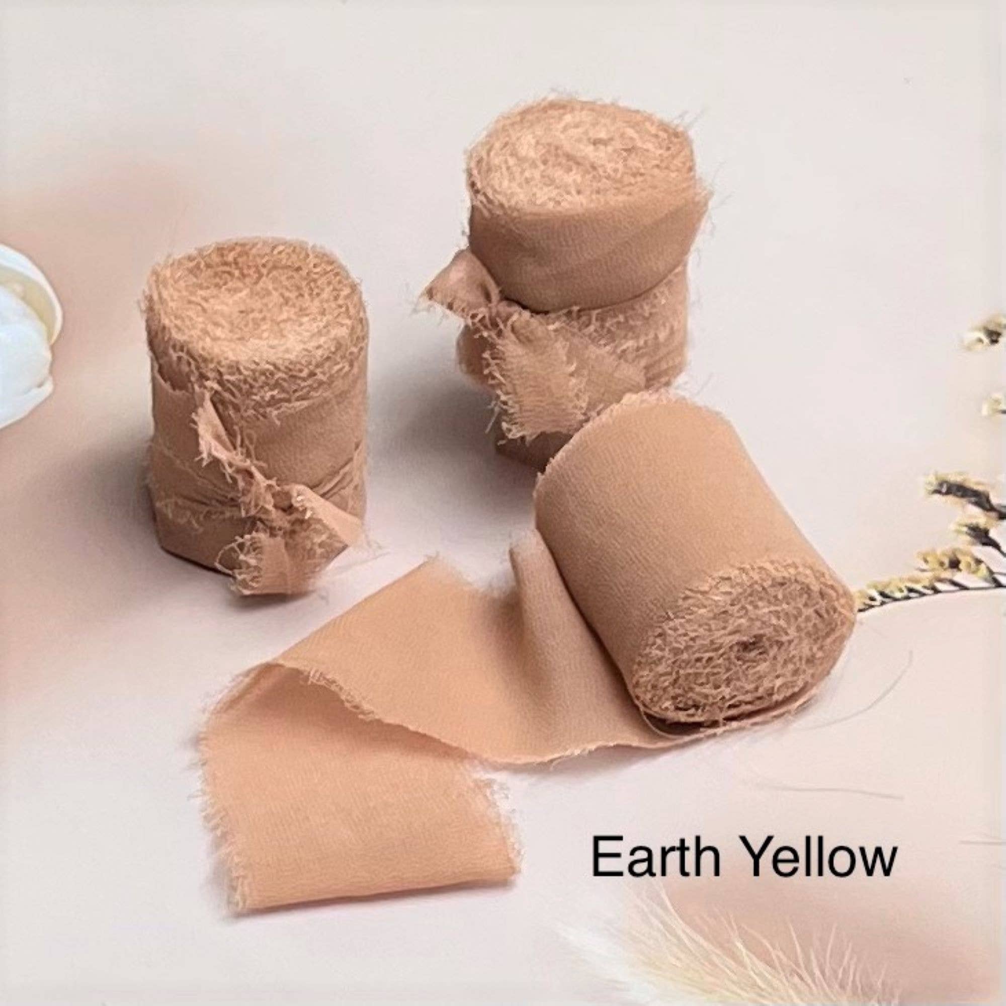 Cathayana – wholesale Band – Handgjorda Fringe Chiffon Ribbon, Ribbon för presentförpackning3