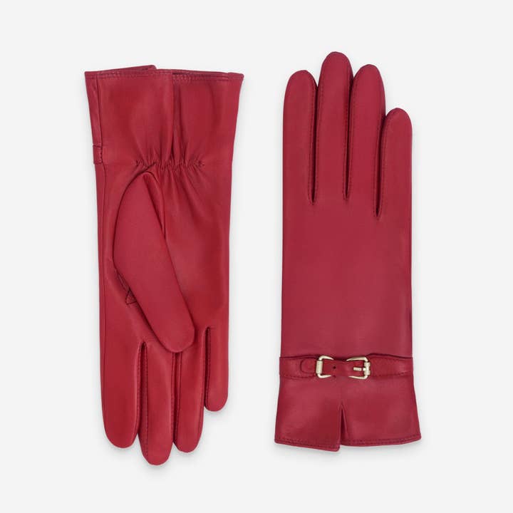 Gants cuir agneau-100% soie-21641SN pour la vente par Glove Story