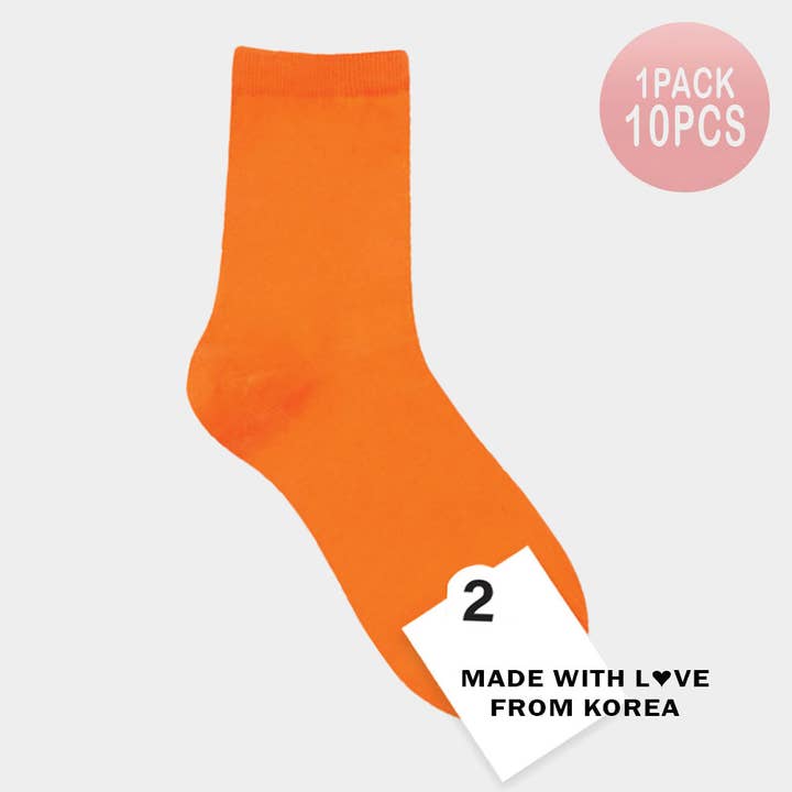 10 Paare - Solide Socken für den Großhandel von Sensibling Corp.