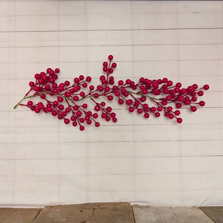 Red Berry Dripping Garland for wholesale by A.T. Imports