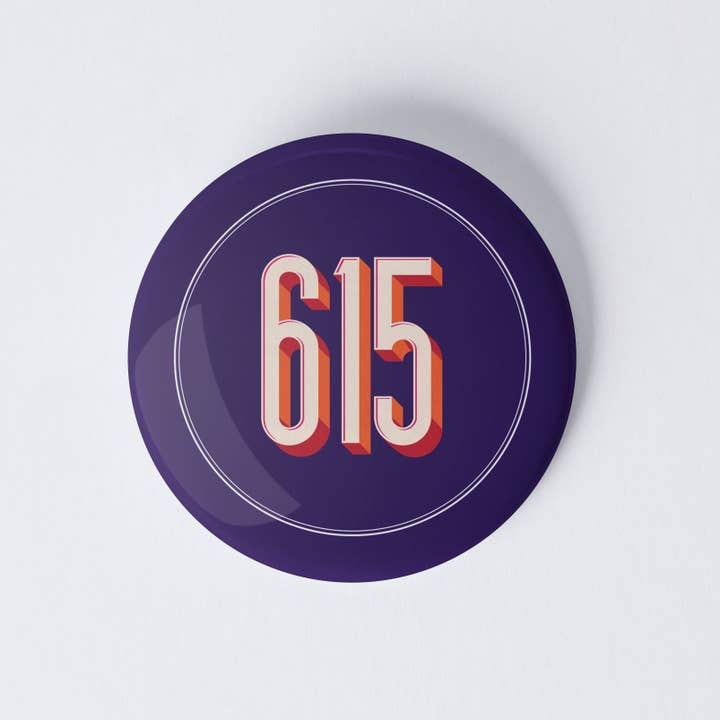 Tiramisu Paperie - Wholesale Lapel Pin/Button - Custom Area Code Pinback Button, Local, Pin, Custom3