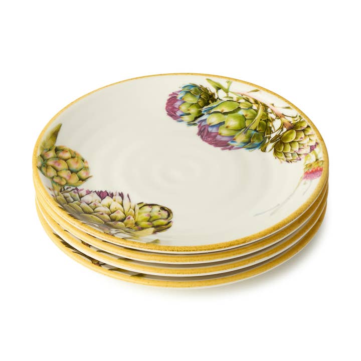 Certified International - Wholesale Appetizer Serveware - Verdura Canape Plates 6in2