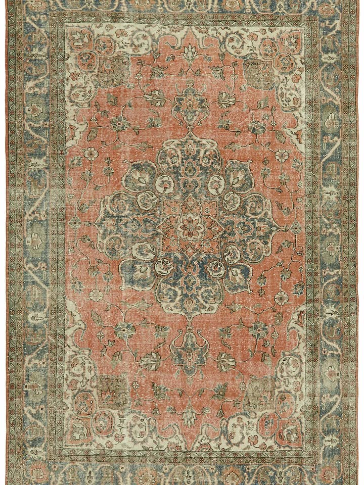 7x10 Beige Turkish Handmade Area Rug - 44512 for wholesale by RUG N CARPET