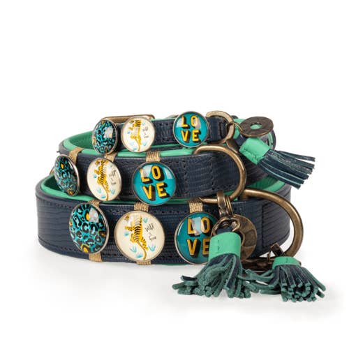 DETROIT TIGERS Dog Collar | Handmade for wholesale by Dog with a Mission