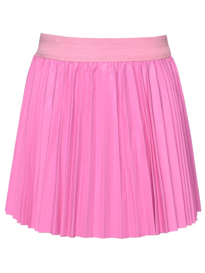 GONNA PLISSETTATA IN ECOPELLE per la vendita all'ingrosso da parte di Hannah Banana , Baby Sara