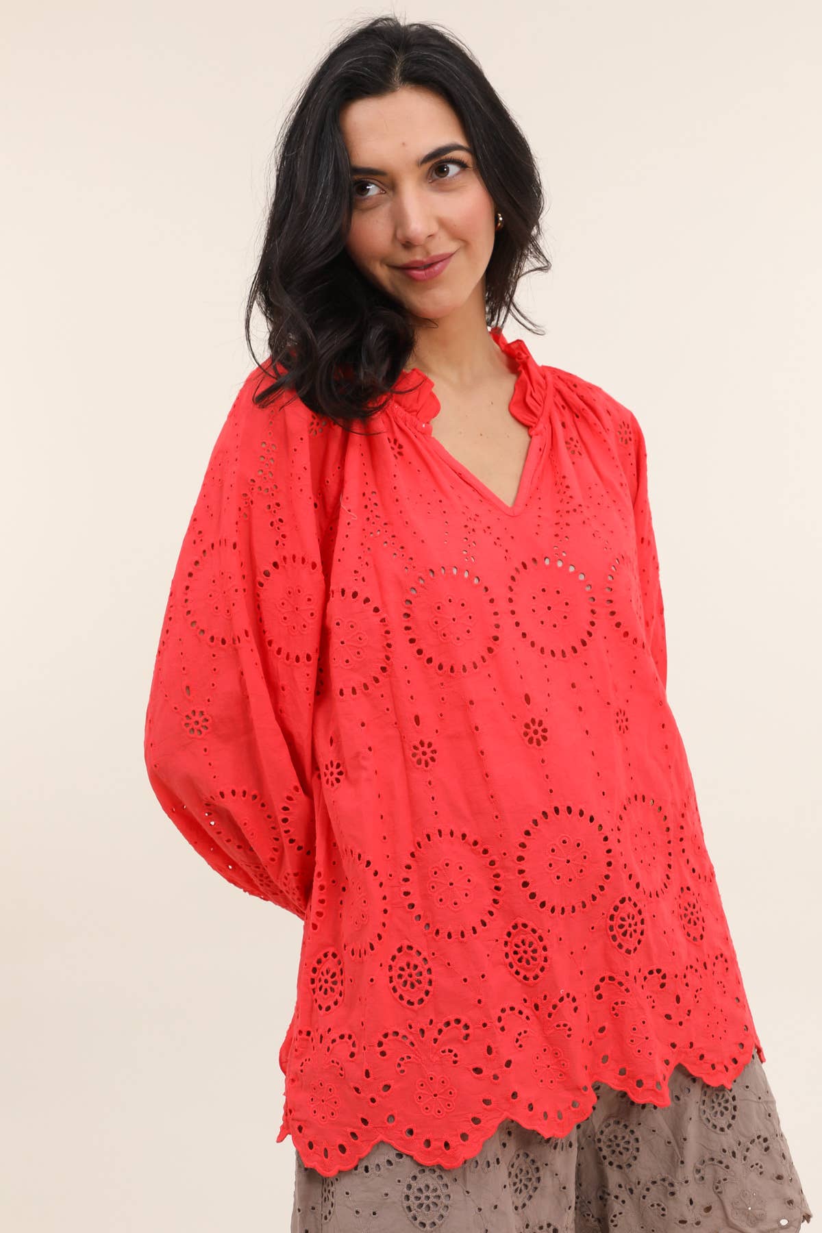 LÉA & LUC – Großhandel Bluse – Damen – Bluse aus 100% Baumwolle REF. 121687