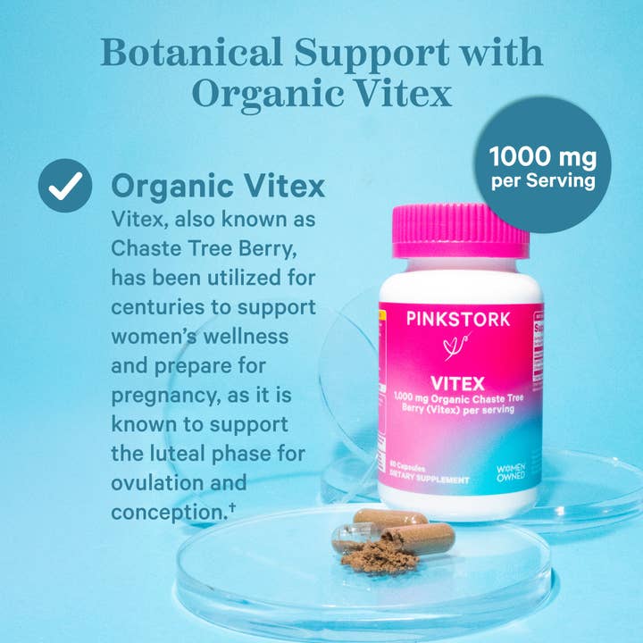 Pink Stork - Wholesale Oral Supplement/Vitamin - Vitex - Chaste Tree Berry1