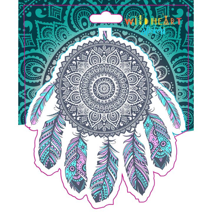Dream Catcher Mandala Window Sticker for wholesale by Benjamin International