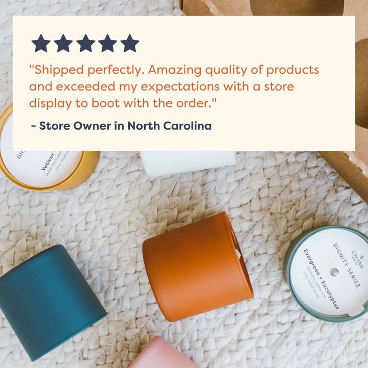 Calyan Wax Co. - Wholesale Jar/Filled Candle - Gift Set - Dignity Series - 6 Pack