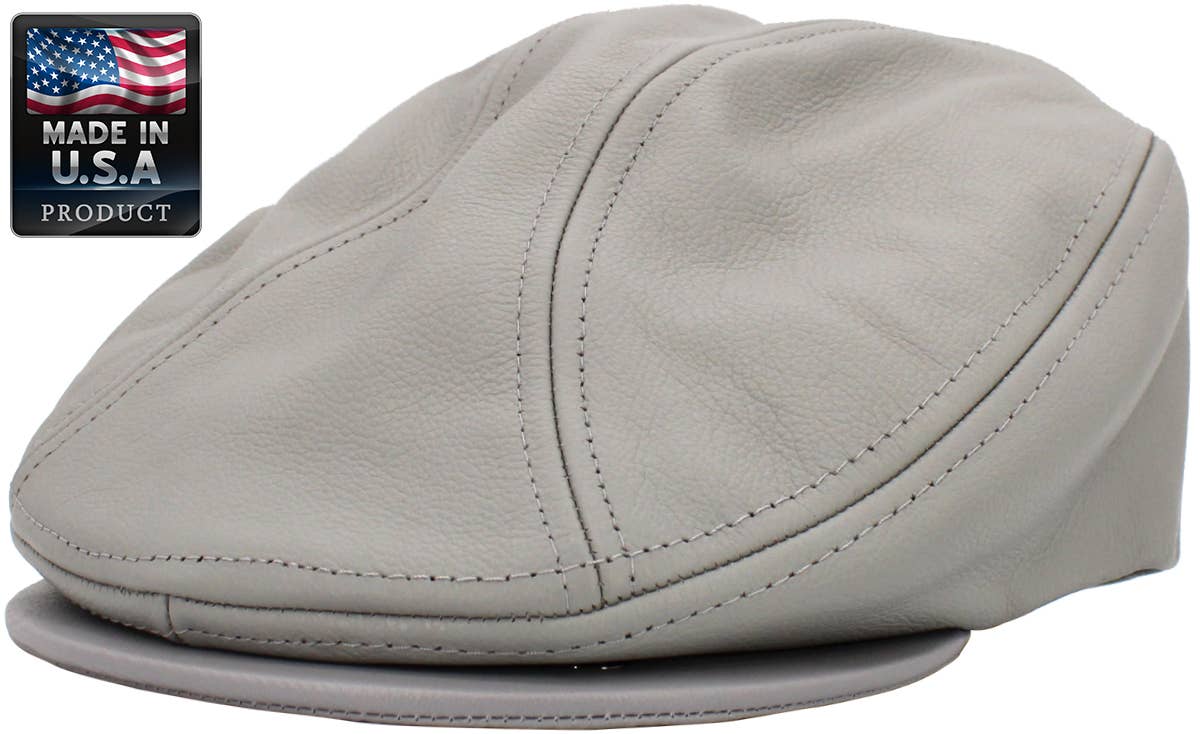 KBETHOS – wholesale News boy/school boy hat – Men's – 100% Leather Ascot - Made in USA | KBETHOS18