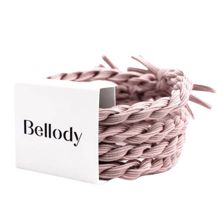 Bellody GmbH - Wholesale Hair Tie - Hair scrunchies pink - Bellody® (4 pieces - Mellow Rose)