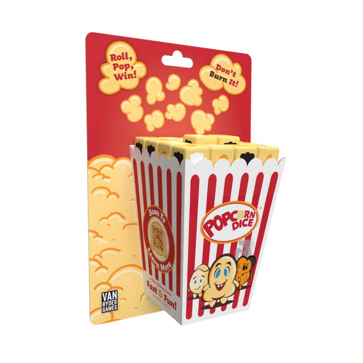 Popcorn Dice for wholesale by Van Ryder Games