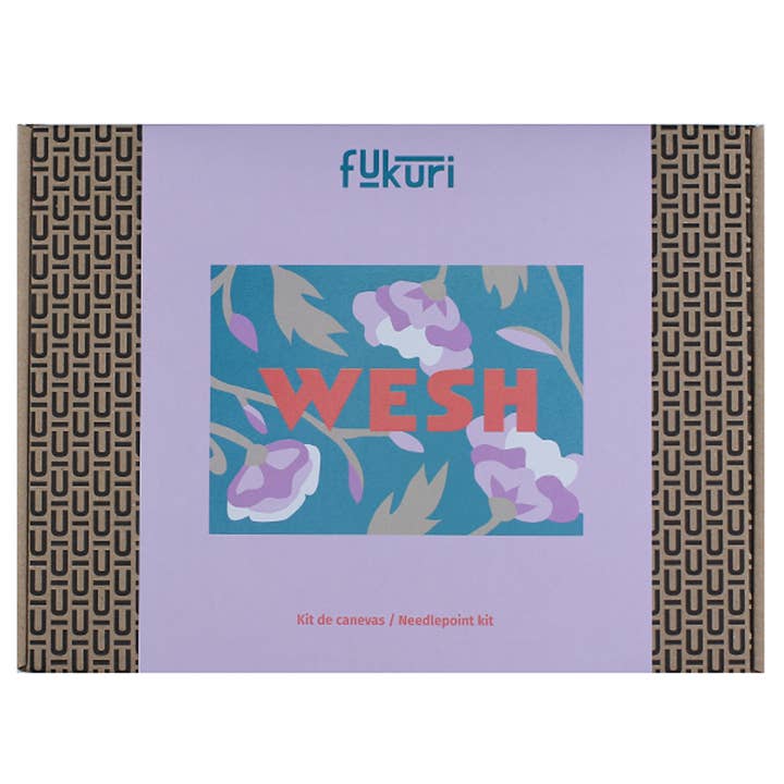 Fukuri - Wholesale DIY Craft Kit - Needlepoint kit - DIY - WESH (13x18cm)