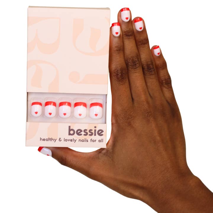Bessie - Wholesale Press-On/Fake Nails - Heart to Heart3