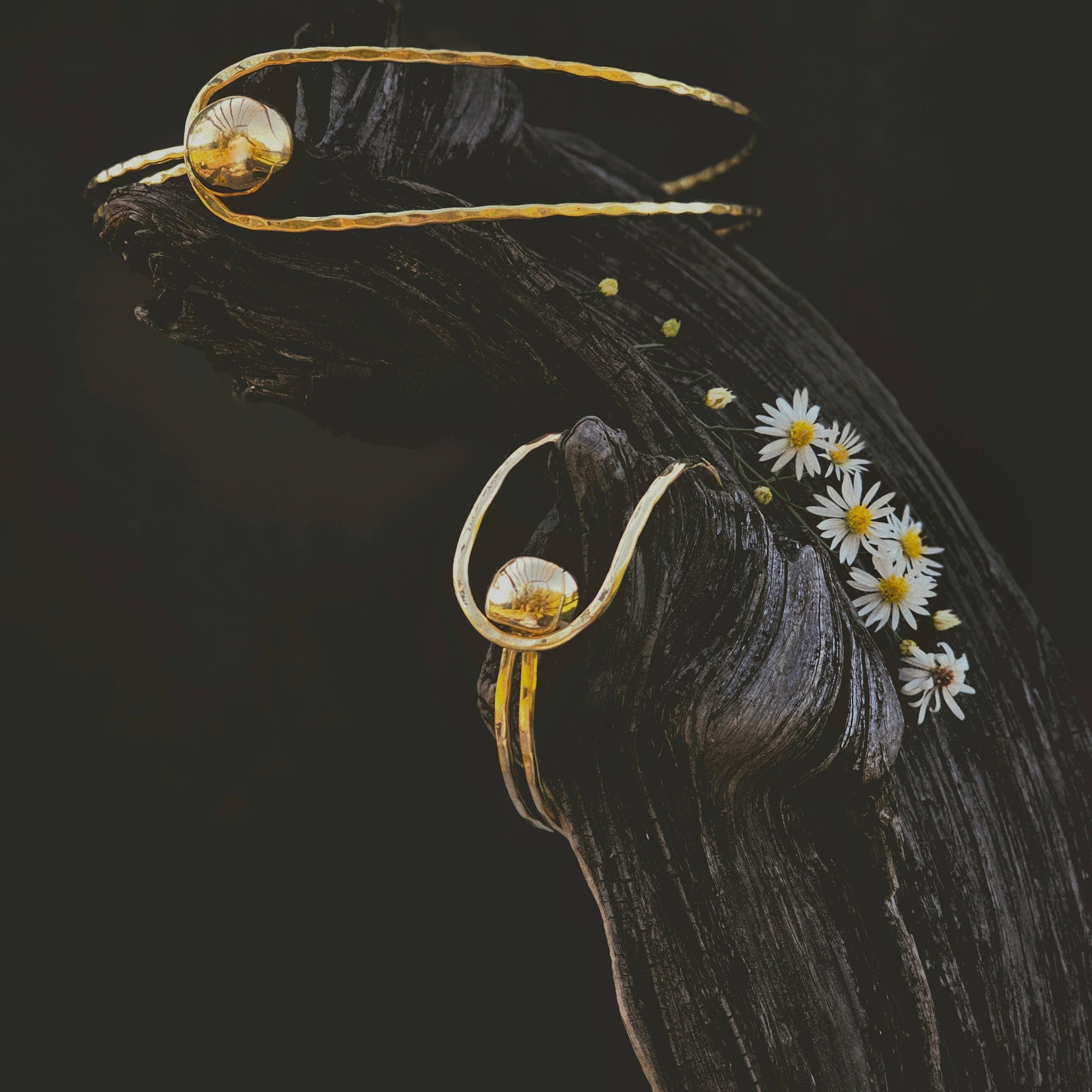 Bisjoux – Großhandel Halsband/Collier – Messing-Kugel-Kugelkreis Choker Halskette Draht Kragen5