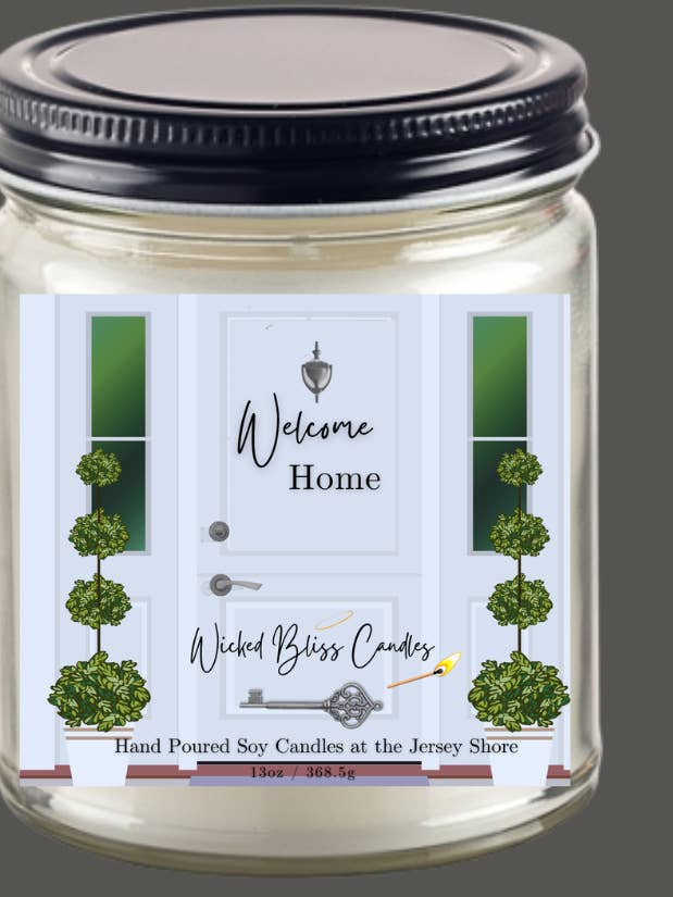 Welcome Home Scented Soy Candle for wholesale by WBC Shops