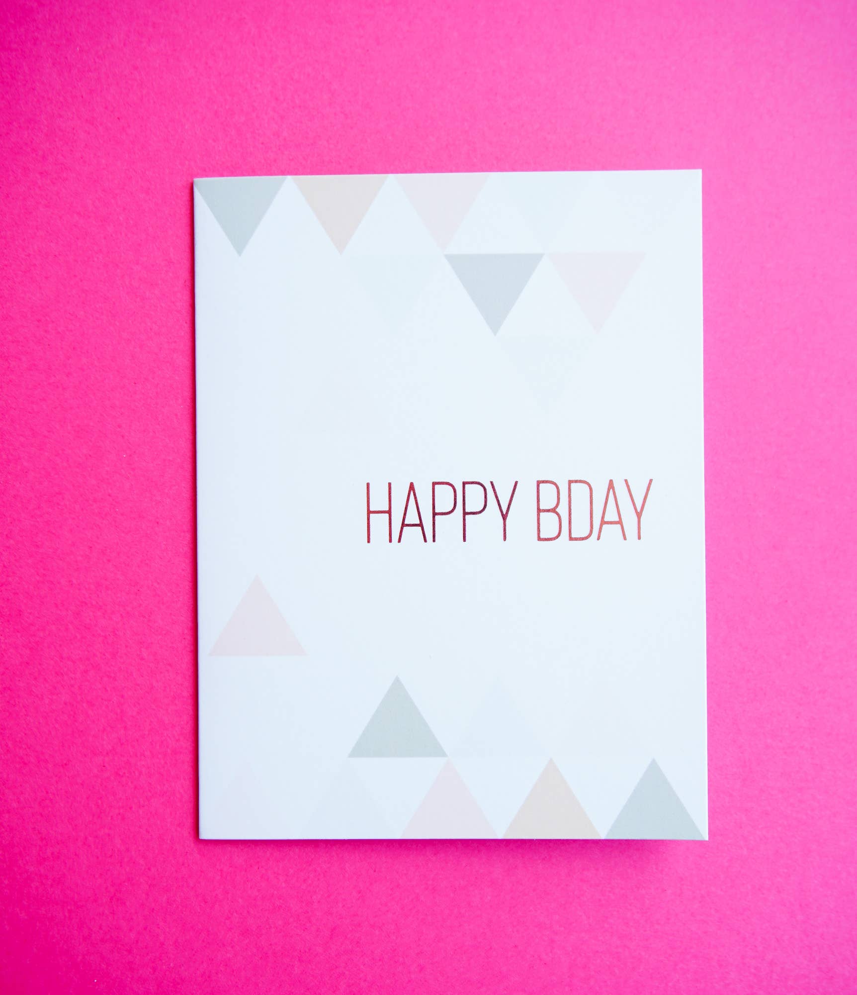 From Me To You - Wholesale Birthday Card - Happy Birthday Triangles Birthday Card2