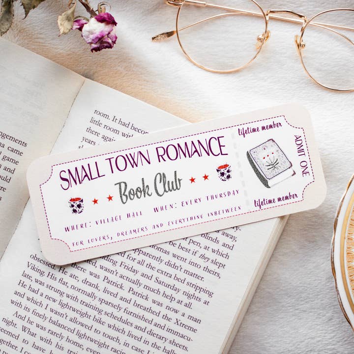 Small Town Romance Bookmark for wholesale by Literary Craft Parlour