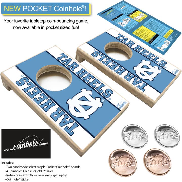 Coinhole - Wholesale Board Game - University of North Carolina at Chapel Hill POCKET Coinhole®3