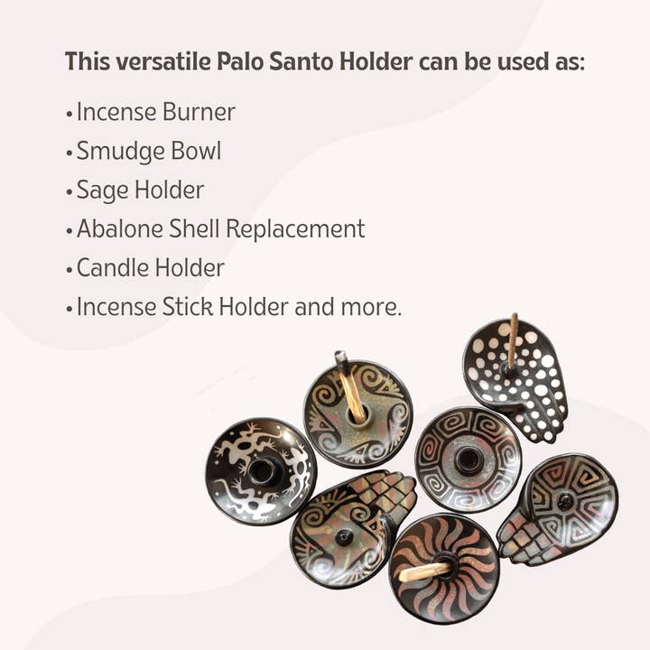 Luna Sundara - Wholesale Incense Holder - Chulucanas Ceramics Palo Santo Holder