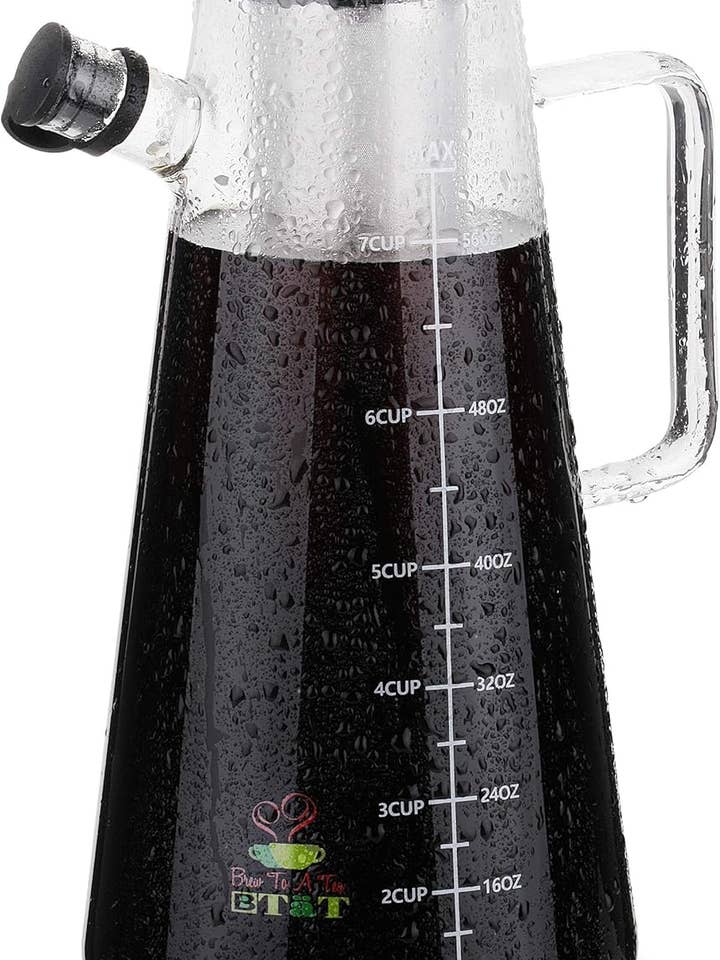 BTaT Cafeteira de Cold Brew - Cafeteira de Café Gelado de 2 Litros por atacado de Brew To A Tea