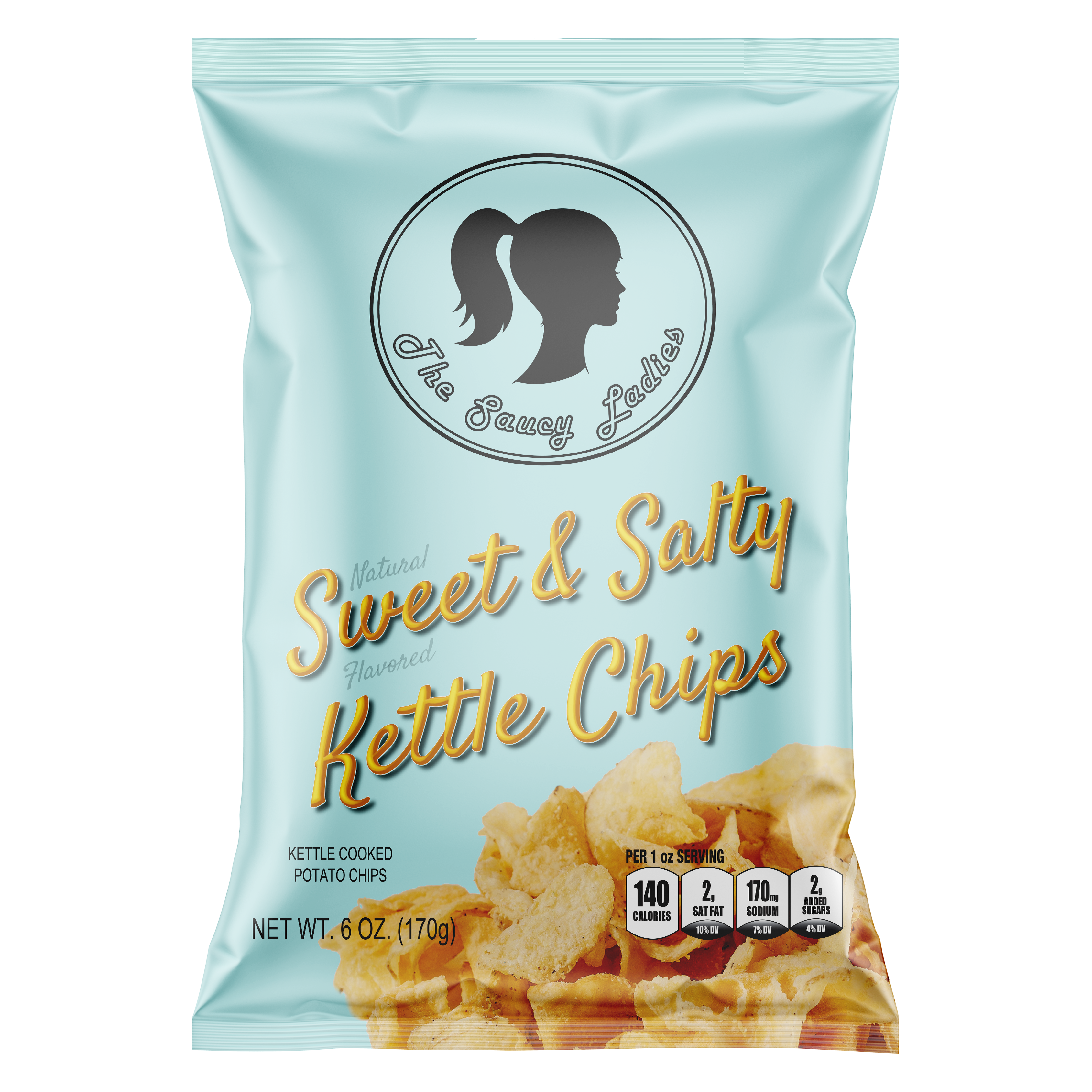 The Saucy Ladies - Wholesale Chips - Saucy Ladies Kettle Chips Mixed Case 6 oz - 16 Bags6
