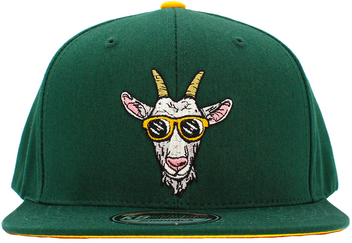 KBETHOS - Wholesale Flat Brim Cap - Men's - Goat Snapback9