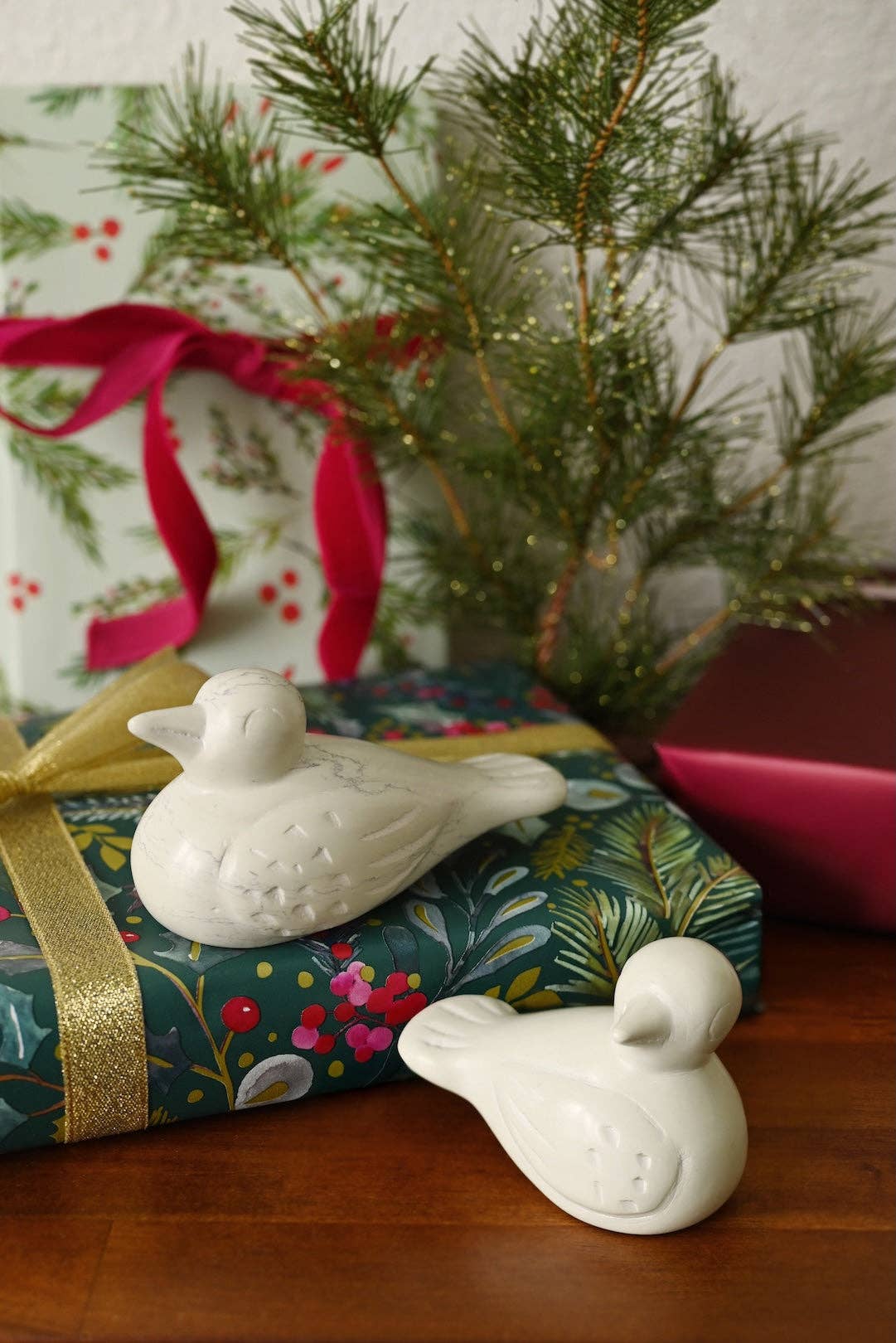 Swahili | AFRICAN MODERN - Wholesale Sculpture - Small Natural Soapstone Songbird1