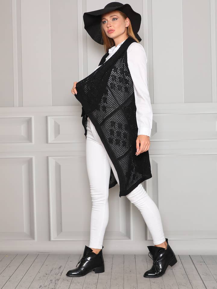 Maude-Vivante - Wholesale Cardigan - Women's - Sleeveless Cardigan
