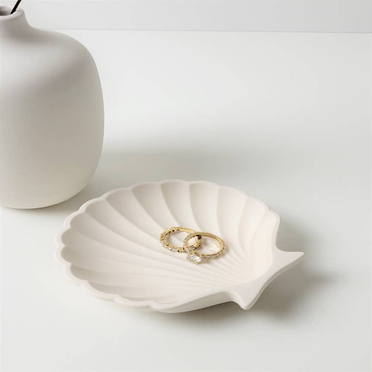 Wholesale Sea Shell trinket dish  jewelry tray for your store - Faire