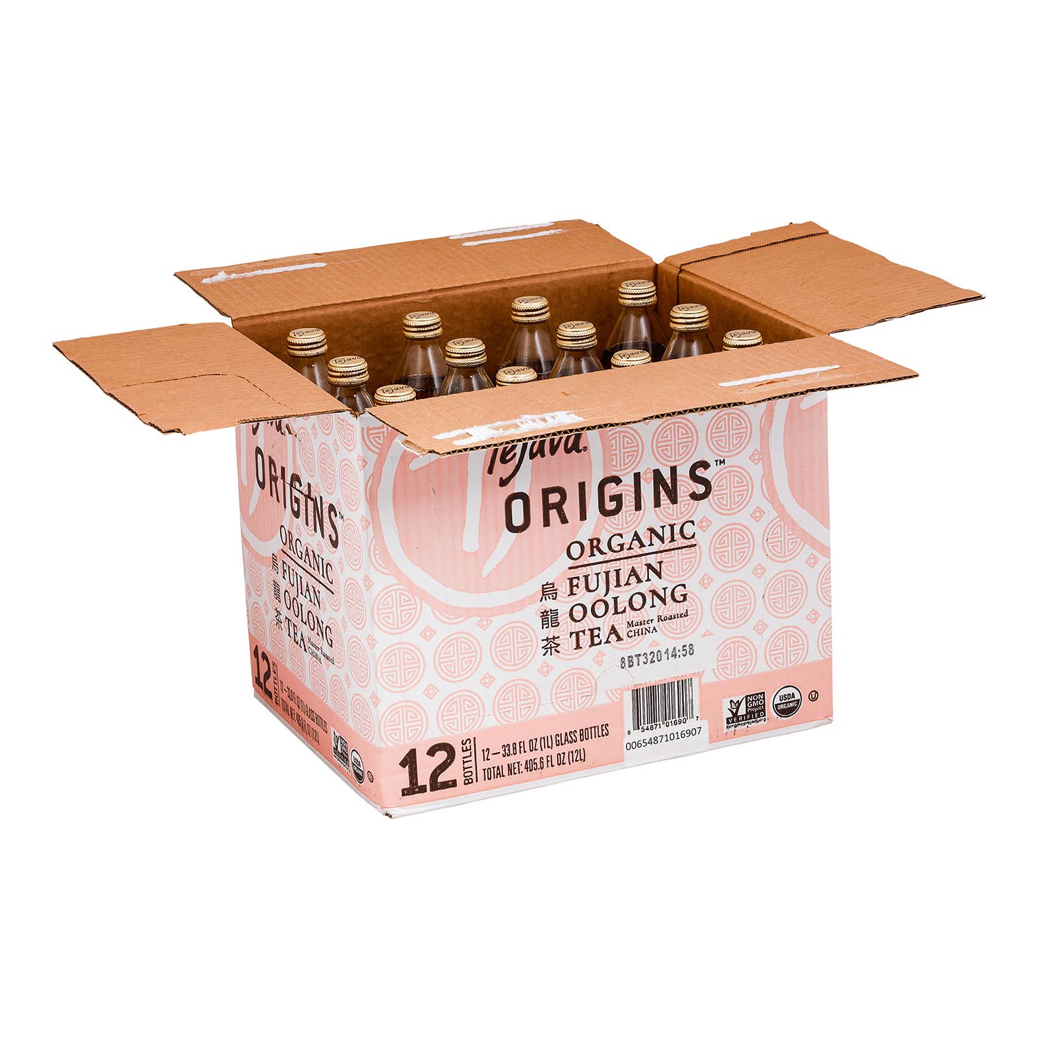 Crystal Geyser Water Company - Wholesale Iced Tea - Tejava Origins Fujian Oolong Tea - 1 Liter 12pk Glass Bottle6