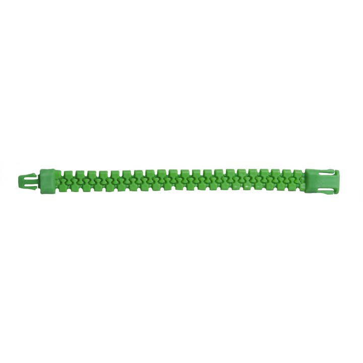 Party Pro - Wholesale Costume - Unisex - GREEN ZIP BRACELET