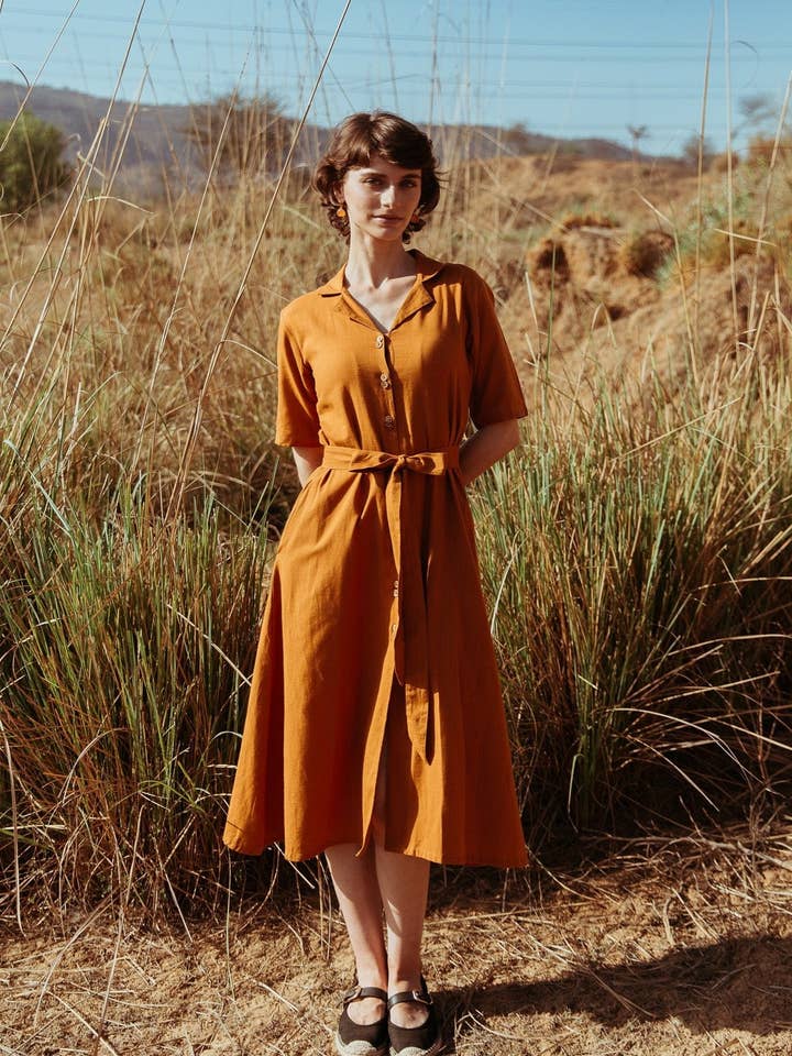 Marigold Dress for wholesale by Pana Mina