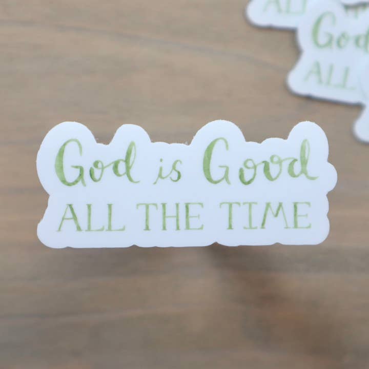 Autocollant Dieu est bon | Autocollant de foi, autocollant Jésus, Christ pour la vente par Steadfast Brush