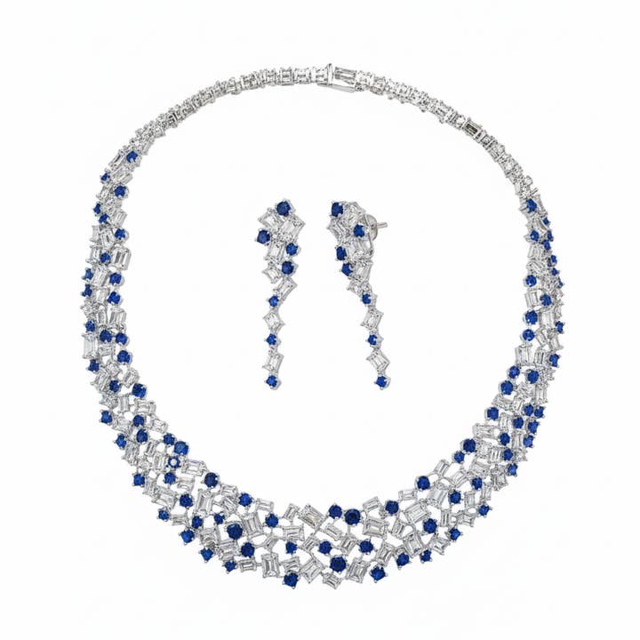 Venda Flash Vintage Conjunto Rubelia Ed. Limitada Prata Azul e Shine por atacado de ACUS