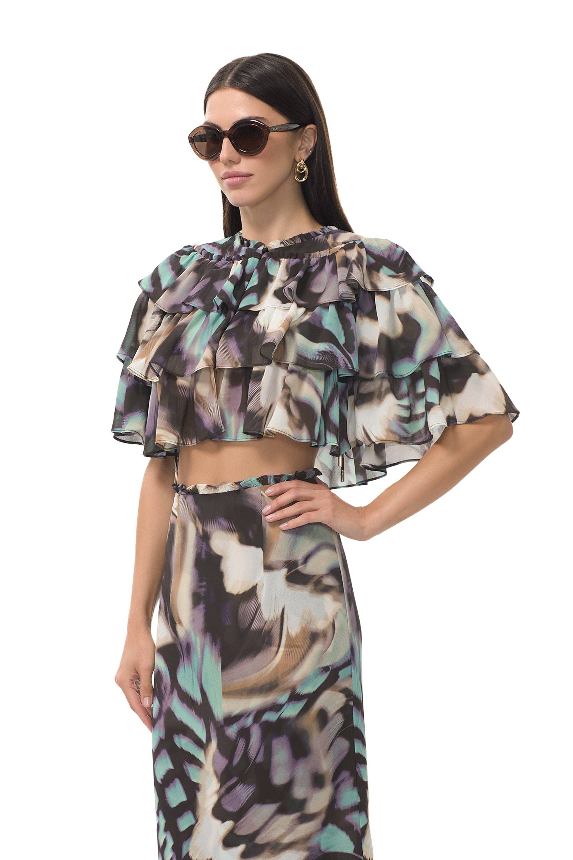 Manon Top - Feather Swirl for wholesale on Faire2