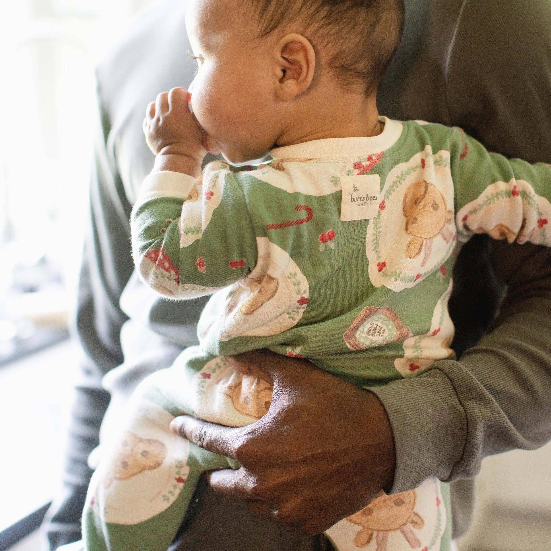 Burt's Bees Baby - Wholesale Sleepsuit - Baby - Reindeer Pancakes Sleep & Play1