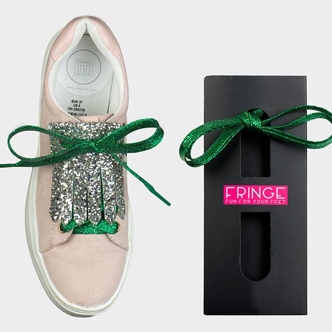 FRINGE - Wholesale Shoelaces - Women's - FRINGE LACES - DARK GREEN1