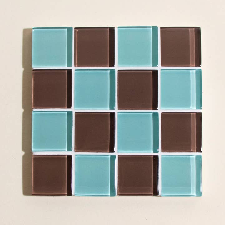 GLASS TILE COASTER - Sea Salt Dark Chocolate and other Purchase Wholesale salt tiles. Free Returns & Net 60 Terms on Faire trending on Faire.