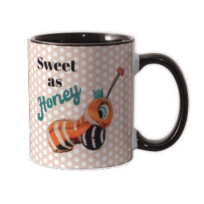 Mod Lounge Paper Company - Wholesale Coffee mug - Sweet As Honey Vintage Bee Coffee or Tea Mug2