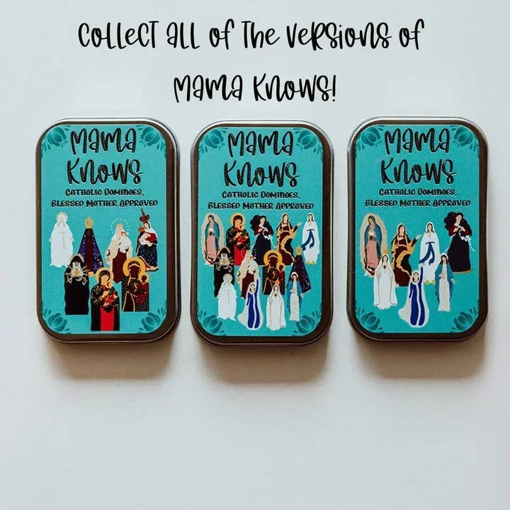worthy of Agape - Wholesale Card Game - MamaKnows - Catholic Dominoes with the Blessed Virgin (Card Deck)10