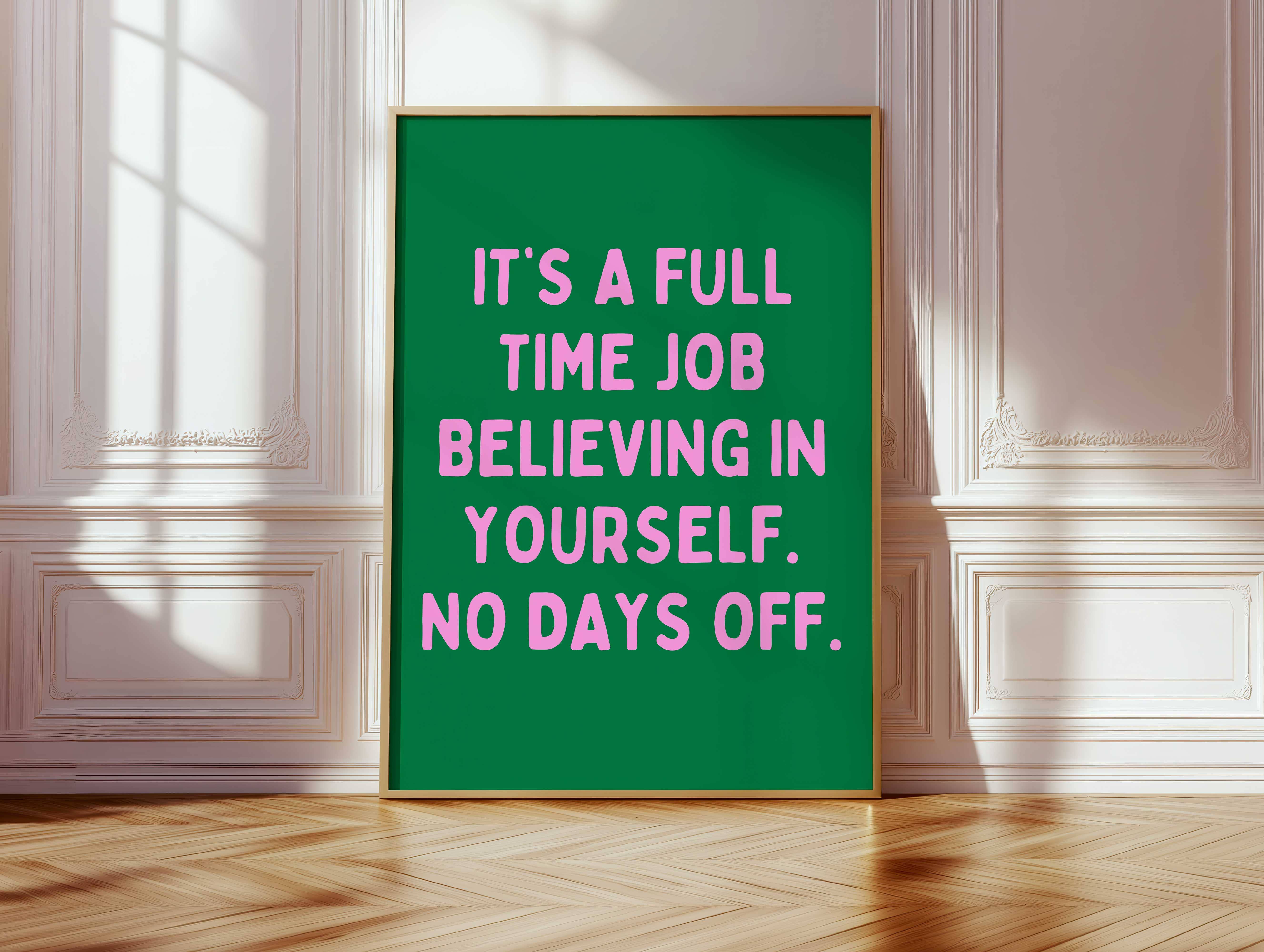 D'LUXE PRINTS - Wholesale Poster - No Days Off Print1