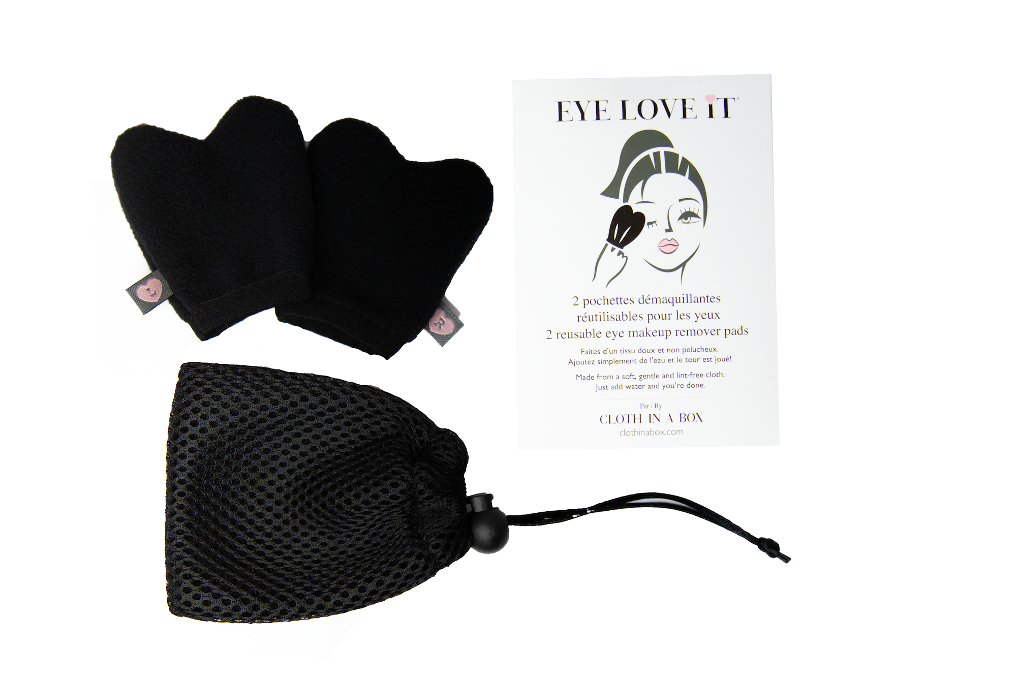 Cloth in a Box - Wholesale Makeup Remover - Eye Luv It™ - Eye Makeup Remover Pads2