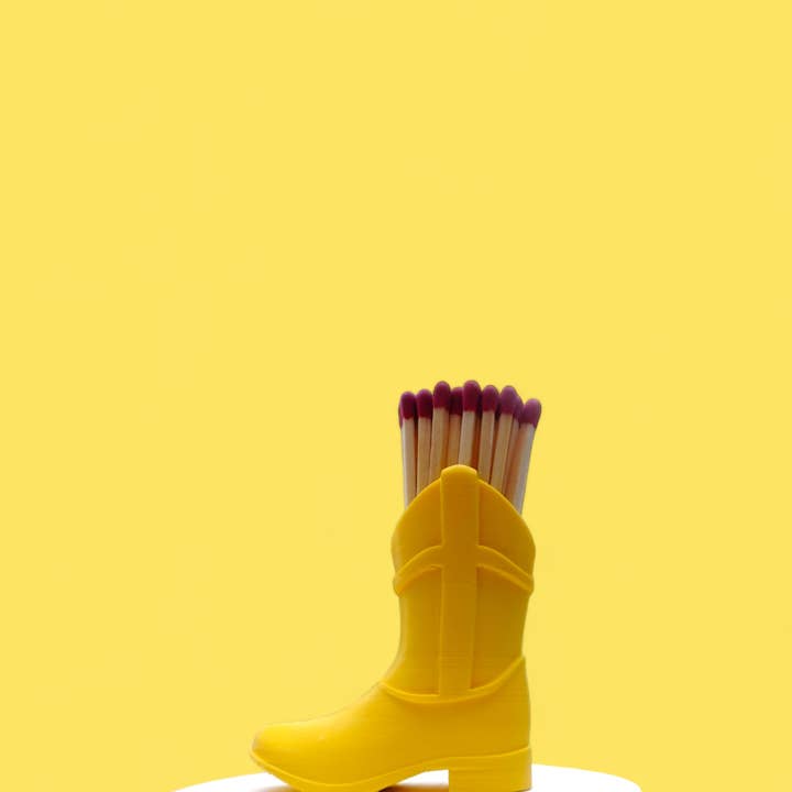 Potty Mouth Makery – Großhandel Streichholzhalter – Match & Striker Combo Cowboystiefelhalter 9