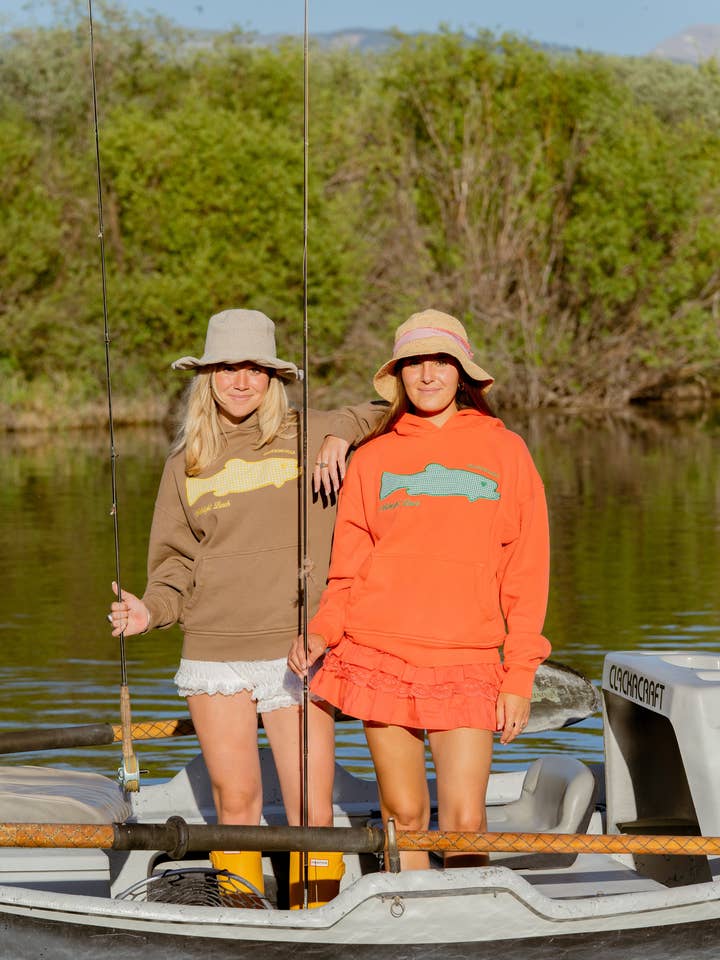 Midnight Lunch - Vendita all'ingrosso Felpa con cappuccio - Donna - La Felpa con Cappuccio Trota | Marrone Wyoming7