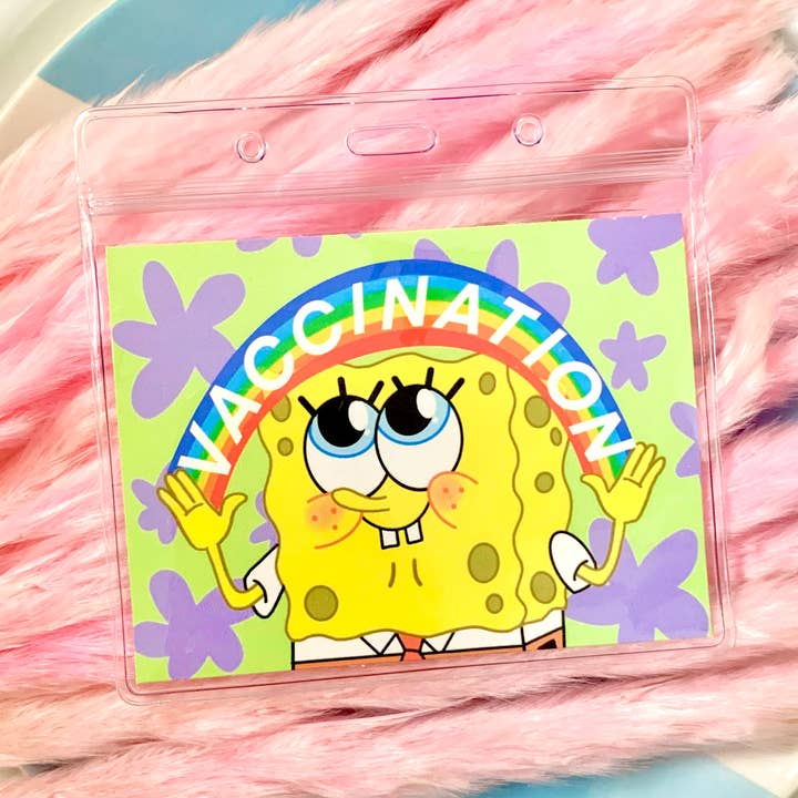 Happyish Brand - Wholesale Badge Accessory - Women's - Vaccine Cardholder - Vaccination Card Holder - Badge Holder0