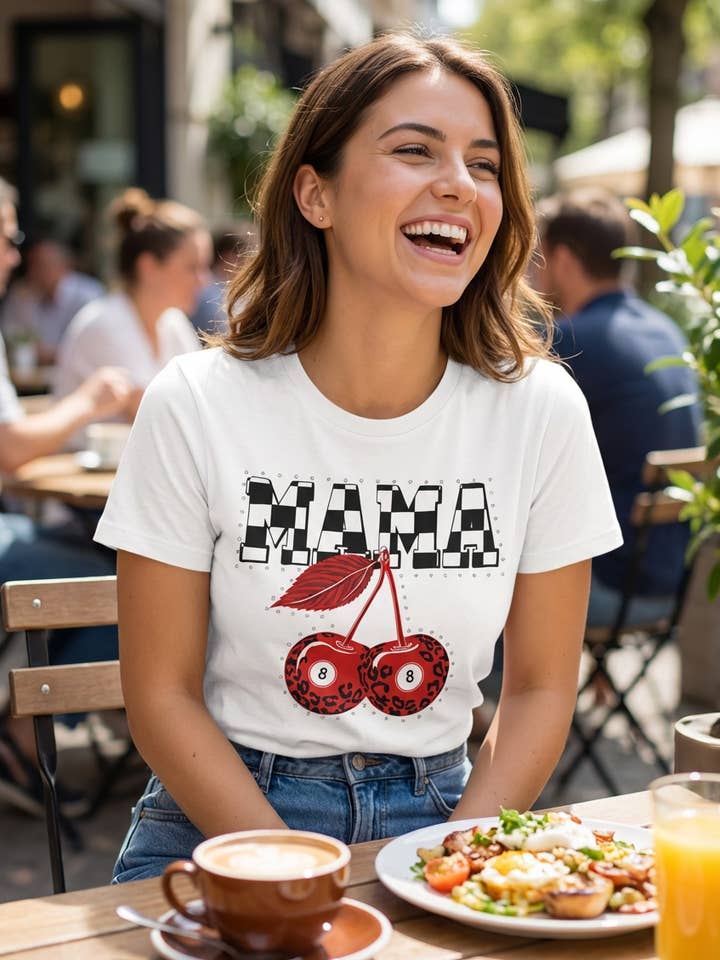 BC DTF RHINESTONE MAMA TEES, TSHIRTS, T-SHIRTS, for wholesale by L&B Life