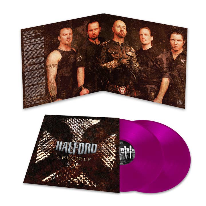 Halford Crucible Neon Violet Vinyl for wholesale by Manic Merch